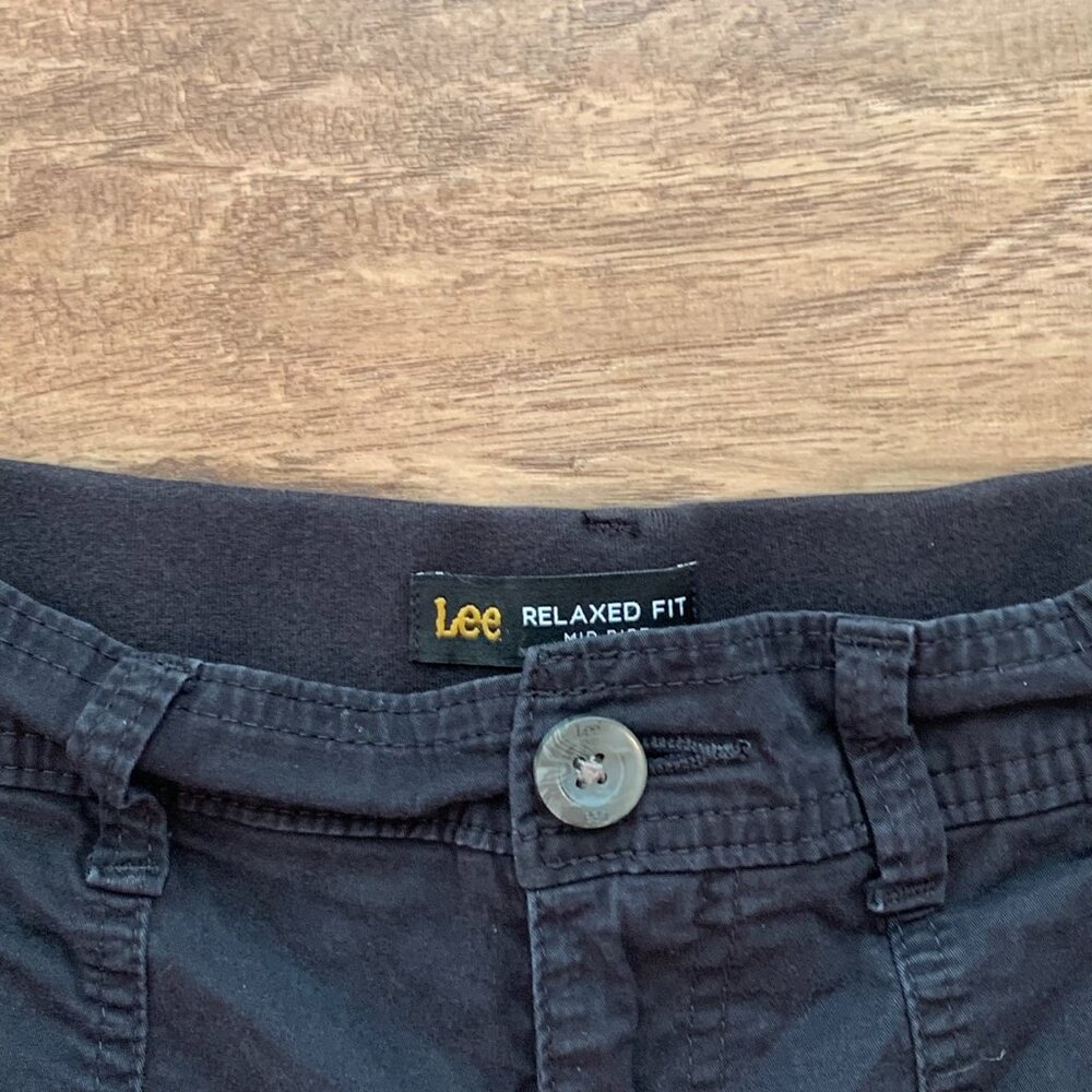 Lee relaxed Fix Shorts Black Size 8